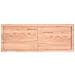 Ripiano Muro Marrone 140x50x (2-6) cm Massello Rovere Trattato - Foto miniatura 3