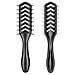 Jack Dean By D200 Spazzola Flessibile Per L'asciugatura Con Phon - Spazzola Per Lo Styling Per Capelli Lisci Ricci Spessi E Bagnati - Per Donne E Uomini, Nero - Foto miniatura 1