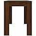 Tavolo Da Pranzo Rovere Marrone 120x60x76 Cm Legno Multistrato - Foto miniatura 3