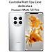 Custodia Tpu Silicone Cover Case Per Huawei Mate 50 Pro Black - Foto miniatura 2