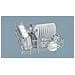 Lavastoviglie SKS62E32EU Capacità 6 Coperti Classe F Colore Bianco - Foto miniatura 8