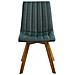 Set Di 2 Sedie Da Pranzo Tessuto Verde Scuro Calgary - Foto miniatura 2