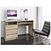 Scrivania CLP, 3 cassetti, 135x60x77 cm, Colore Sonoma Quercia - Foto miniatura 6