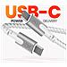 Caricatore Da Viaggio Gan Ultra 67w 2x Usb-c Power Delivery + Cavo 2m, Bianco - Foto miniatura 3