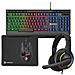 Kit Gaming Dragon | Tastiera + Mouse + Cuffie + Tappetino - Foto miniatura 1
