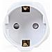A-AC-EUFUKM-01 presa elettrica Tipo F Bianco - Foto miniatura 2