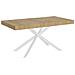 Tavolo allungabile 90x180/284 cm Plaker quercia natura gambe bianche - Foto miniatura 1