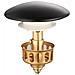 Scarico Per Lavabo, Scarico Per Lavabo Con Coperchio Nero In Ceramica - Foto miniatura 1