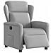 Poltrona Elettrica Reclinabile Grigio Nuvola in Tessuto - Foto miniatura 3