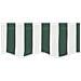 Tessuto per Sostituzione Tenda per Struttura 5x3.5 m Verde e Bianco - Foto miniatura 6