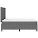 Letto con Sommier e Materasso Grigio Chiaro 140x200 cm Tessuto in corduroy - Foto miniatura 9