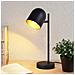 Lampada Da Tavolo Per Soggiorno In Metallo Nero Oro, Regolabile A 350°, E14, Lampada Da Comodino - Foto miniatura 2