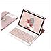Custodia Con Tastiera Bluetooth Rotante A 360° Compatibile Con Huawei Matepad Pro 12.2 - Rosa - Foto miniatura 1