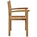 Sedie impilabili da giardino 2 pcs Marrone 55.5 x 55.5 x 90 cm - Foto miniatura 6