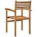 Sedie impilabili da giardino 2 pcs Marrone 55.5 x 55.5 x 90 cm - Foto miniatura 7