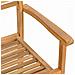 Sedie impilabili da giardino 2 pcs Marrone 55.5 x 55.5 x 90 cm - Foto miniatura 8