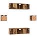 Set mobile TV 6 pcs Legno vecchio Legno multistrato - Foto miniatura 9