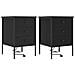 Mobiletti da Notte 2 pcs Rovere nero 42 x 41 x 61 cm - Foto miniatura 1