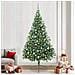 Albero di Natale artificiale preilluminato Verde 240 cm PVC - Foto miniatura 2