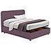 Serrone - Letto Singolo Sfoderabile, Viola Lilla - Foto miniatura 4