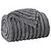 Coperte da Pile 6 pcs Grigio scuro 150 x 130 cm Panno - Foto miniatura 4