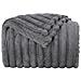 Coperte da Pile 6 pcs Grigio scuro 150 x 130 cm Panno - Foto miniatura 5