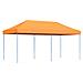Tenda Party Arancione 292 x 580 x 315 cm Tessuto Oxford - Foto miniatura 1