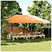 Tenda Party Arancione 292 x 580 x 315 cm Tessuto Oxford - Foto miniatura 2