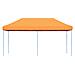 Tenda Party Arancione 292 x 580 x 315 cm Tessuto Oxford - Foto miniatura 3