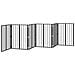 Cancello per cani 6 pcs Nero 60 x 80 cm Acciaio zincato - Foto miniatura 4