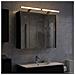 Mobiletto per specchio da bagno Rovere Nero 73,5 x 16 x 62,5 cm - Foto miniatura 2