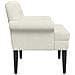 Loveseat con bottoni imbottiti Crema 120 x 66 x 78 cm - Foto miniatura 4