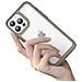 Custodia Outer Space Per Iphone 12 Pro Max, Cover Rigida Con Cornice Gel, Rossa - Foto miniatura 3