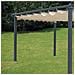 Pergola in alluminio per esterno cm 300x400 in poliestere - Foto miniatura 2