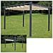 Pergola in alluminio per esterno cm 300x400 in poliestere - Foto miniatura 1