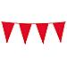 Festone Con Bandierine Rosse 10 M Taglia Unica - Foto miniatura 1