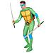 Costume Per Adulto Di Leonardo Delle Tartarughe Ninja Taglia Unica - Foto miniatura 2