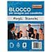 Blocchi Per Lavagna 20 Fogli Bianchi Foratura Universale 68x98 - Foto miniatura 1