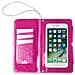 Flip Custodia Impermeabile SplashWallet per Smartphone da 6.2'' Colore Rosa - Foto miniatura 1