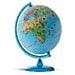 TCD97645 Mappamondo Safari - 25Cm - Base Azzurra - Foto miniatura 1