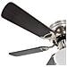 Ventilatore Da Soffitto Decorato Con Luce 82cm Marrone Scuro - Foto miniatura 5