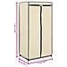Armadio Crema 75x50x160 Cm - Foto miniatura 3