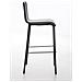 Sgabello Bar Impilabile Avola In Metallo Nero E Similpelle I Sedia Alta Da Cucina Con Schienale Altezza Seduta 78 CM Nero - Foto miniatura 2