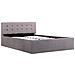 Giroletto Con Contenitore Grigio Talpa In Tessuto 120x200 Cm - Foto miniatura 4