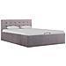 Giroletto Con Contenitore Grigio Talpa In Tessuto 120x200 Cm - Foto miniatura 1