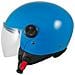 Backline Casco Jet Visiera Antigraffio Blu Ece 22-05 Taglia Xs - Foto miniatura 4