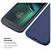 Custodia Compatibile Con Motorola Moto G4 / Moto G4 Plus In Frost Blu Scuro - Coperchio Protettivo In Silicone Tpu Flessibile - Foto miniatura 5