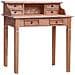 Scrivania con Cassetti 90x50x101 cm in Legno Massello di Mogano - Foto miniatura 1