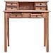 Scrivania con Cassetti 90x50x101 cm in Legno Massello di Mogano - Foto miniatura 3