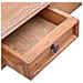 Scrivania con Cassetti 90x50x101 cm in Legno Massello di Mogano - Foto miniatura 7